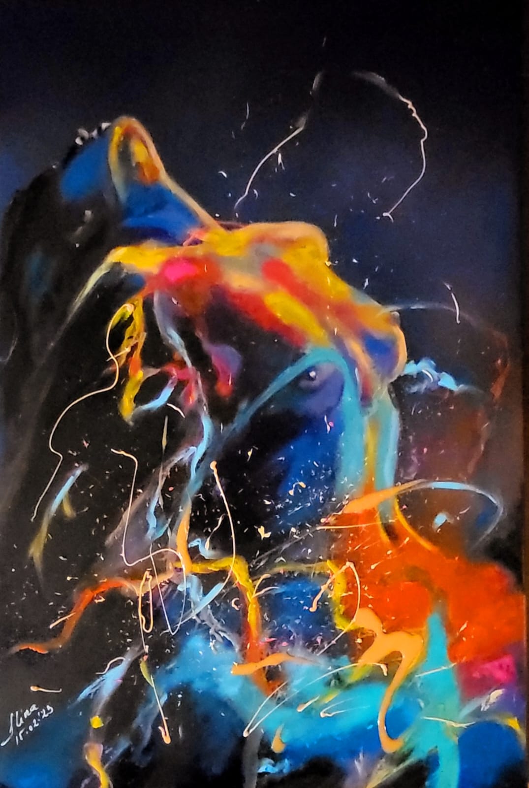 ArteDiAlina.com painting: Into the bliss
